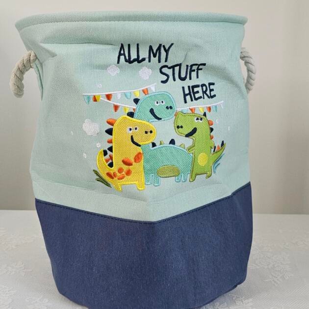 Dino Blue Basket