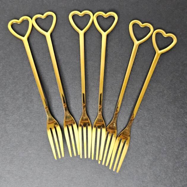 Golden Heart Forks