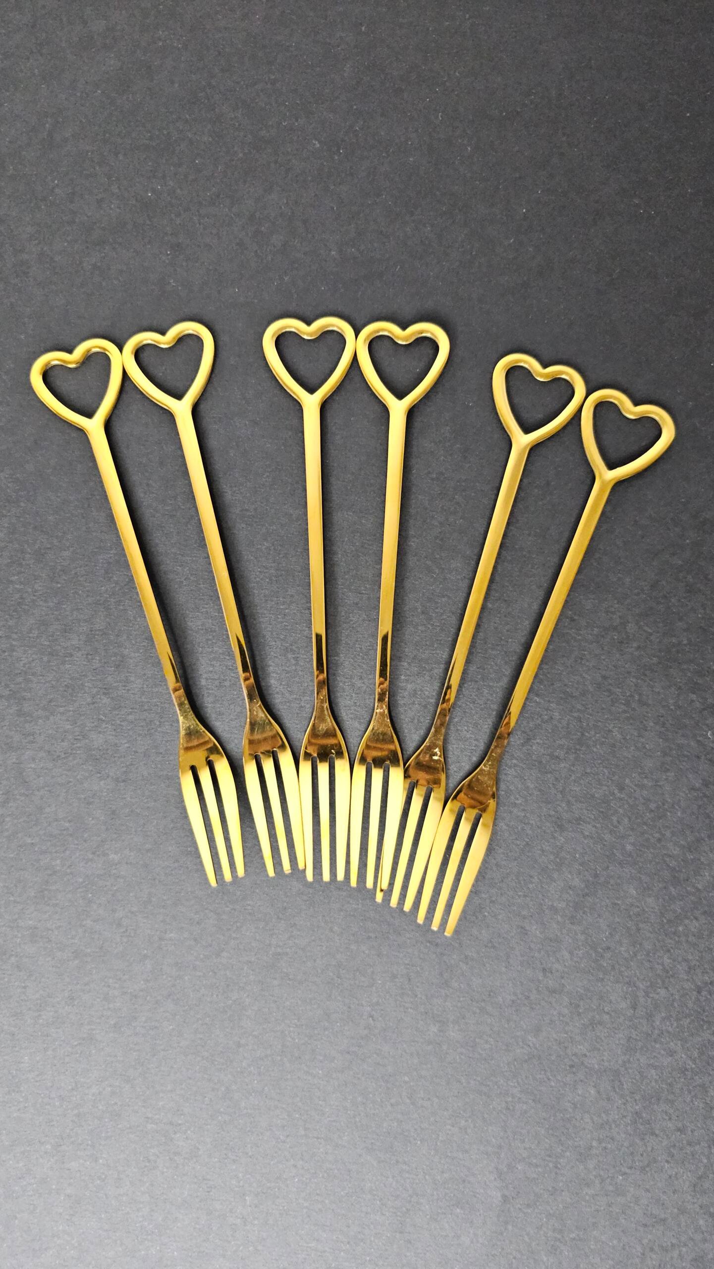 Golden Heart Forks