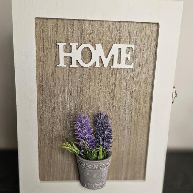 Lavender Bloom Key Cabinet